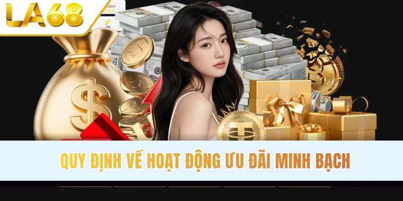 Quy định về hoạt động ưu đãi minh bạch