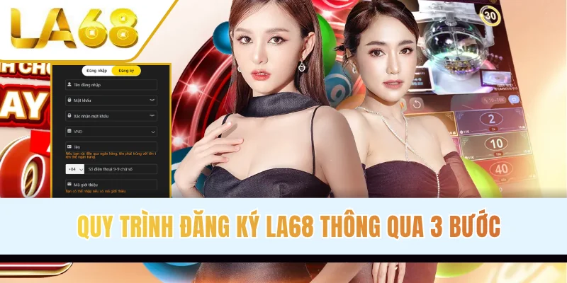 Quy trình đăng ký account thông qua 3 bước
