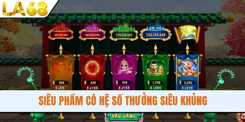 Siêu phẩm có hệ số thưởng siêu khủng